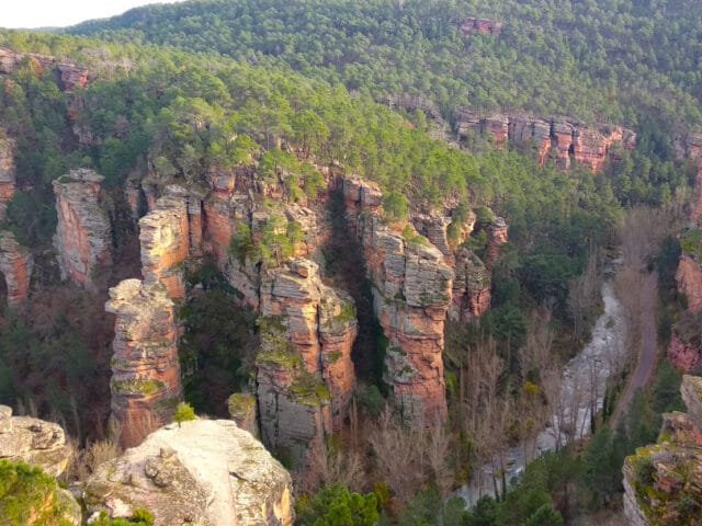 Ruta de Ventosa al Barranco de la Hoz 8 Mirador del Barranco de la Hoz