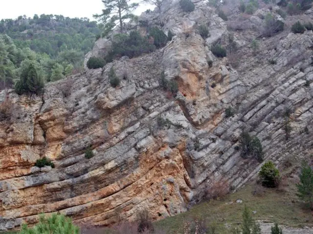Pliegues alpinos de Cuevas Labradas